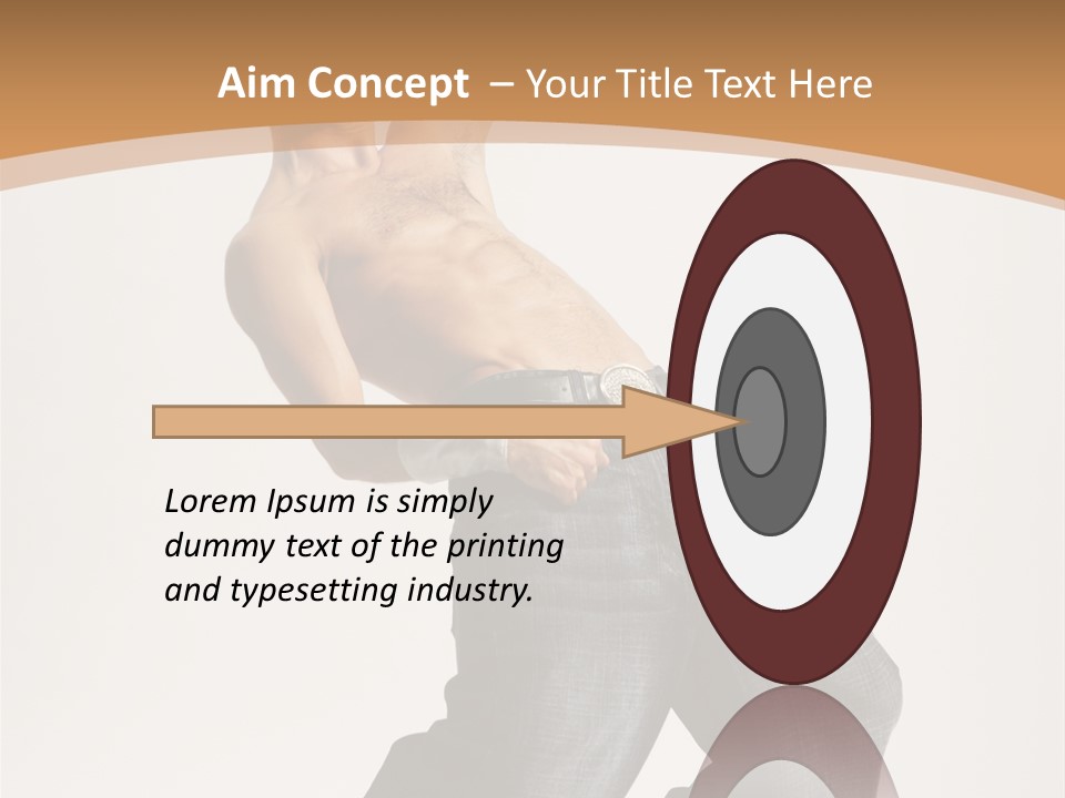 Modern Young Dancer PowerPoint Template