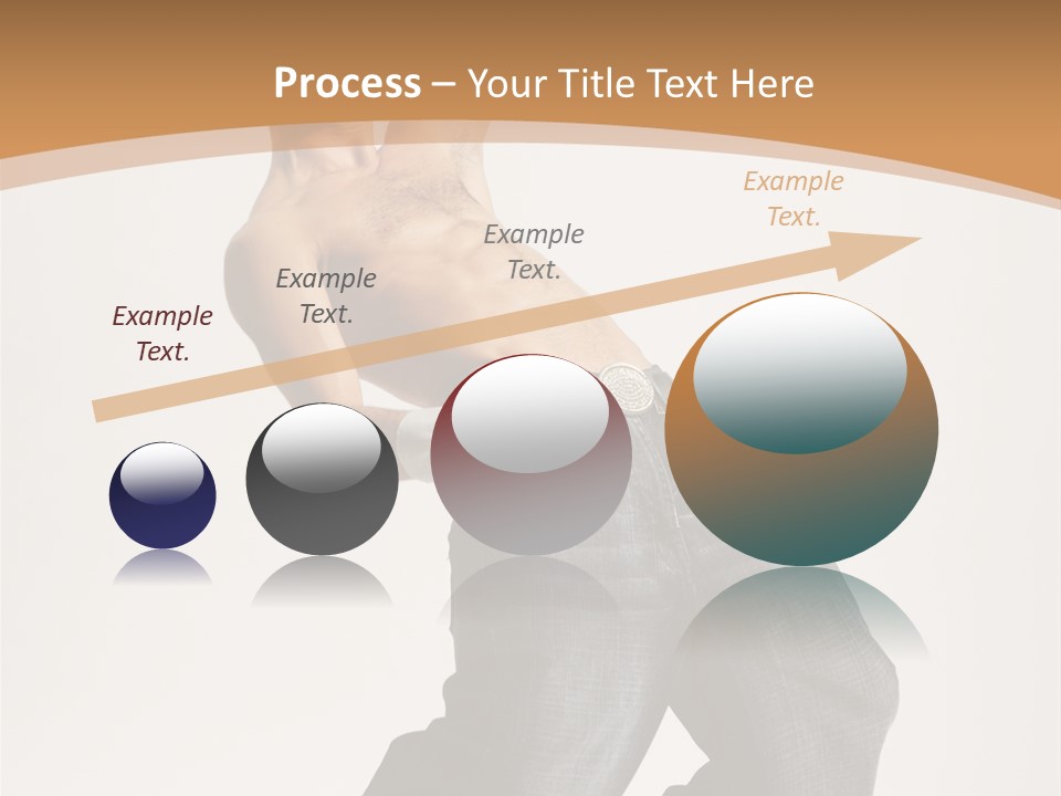 Modern Young Dancer PowerPoint Template