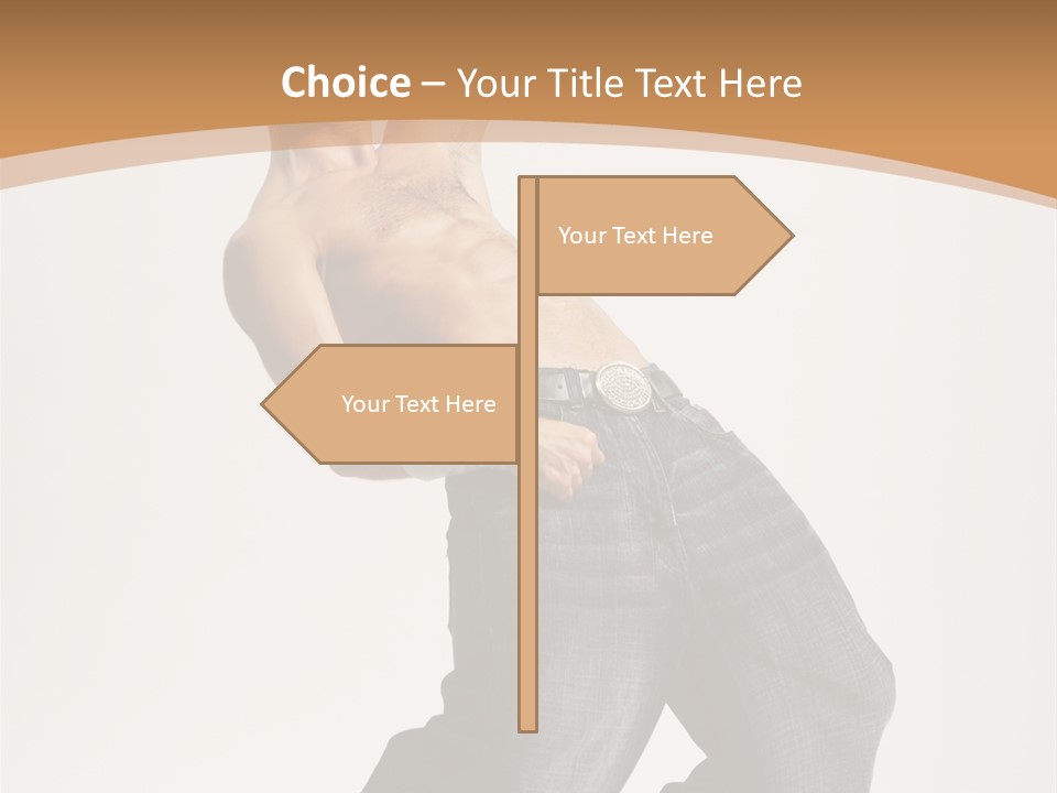 Modern Young Dancer PowerPoint Template