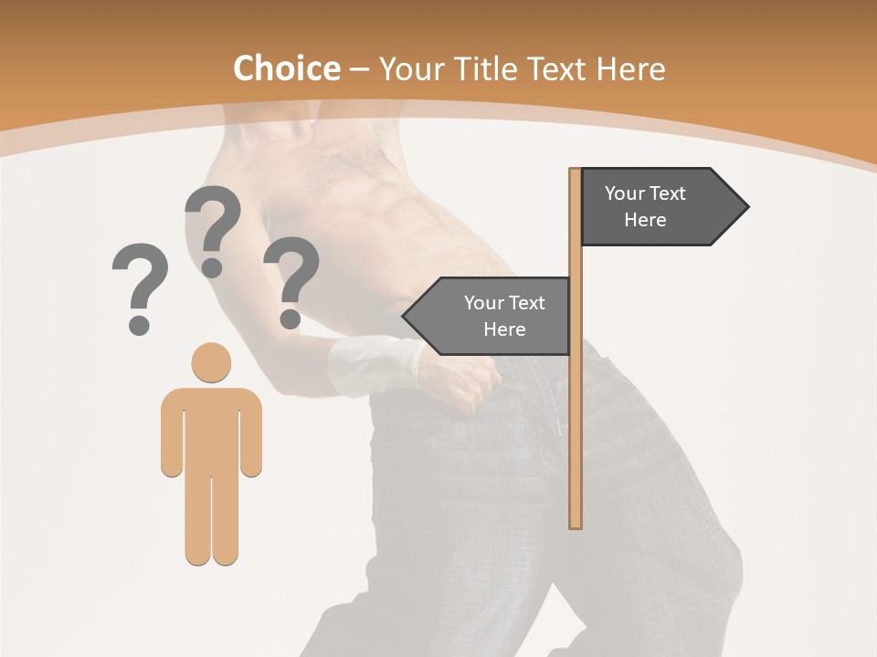 Modern Young Dancer PowerPoint Template