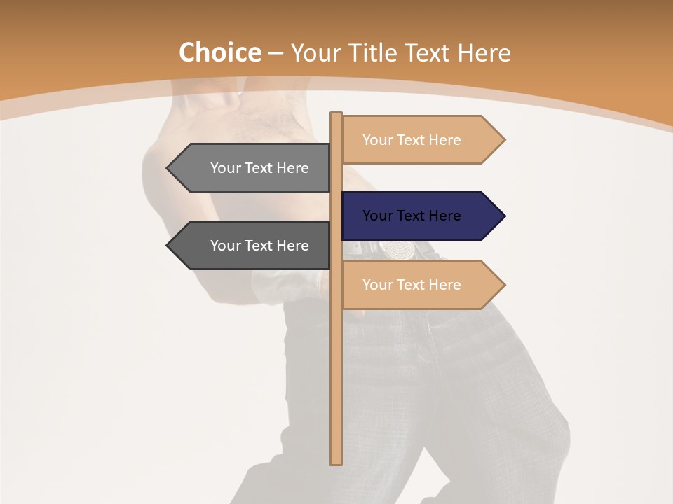 Modern Young Dancer PowerPoint Template