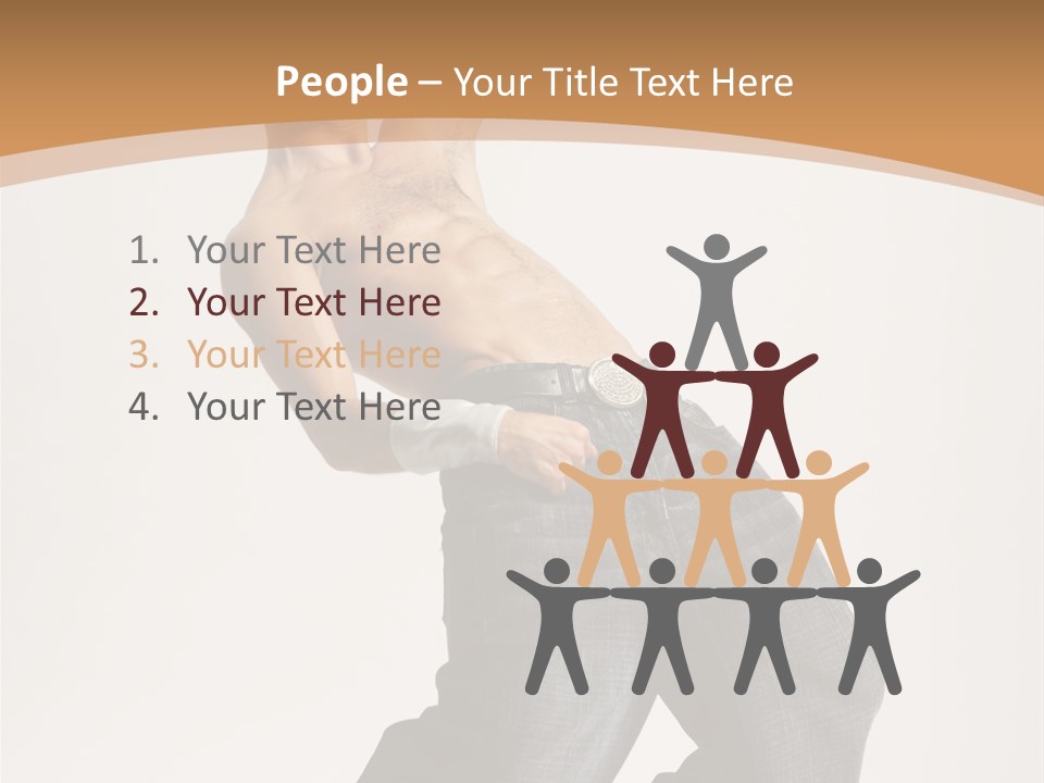 Modern Young Dancer PowerPoint Template