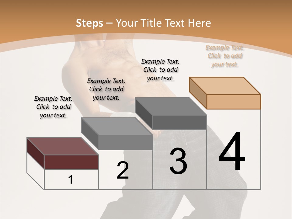 Modern Young Dancer PowerPoint Template