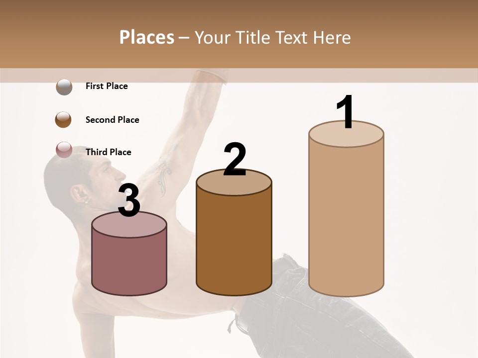 Man Gymnastic  PowerPoint Template