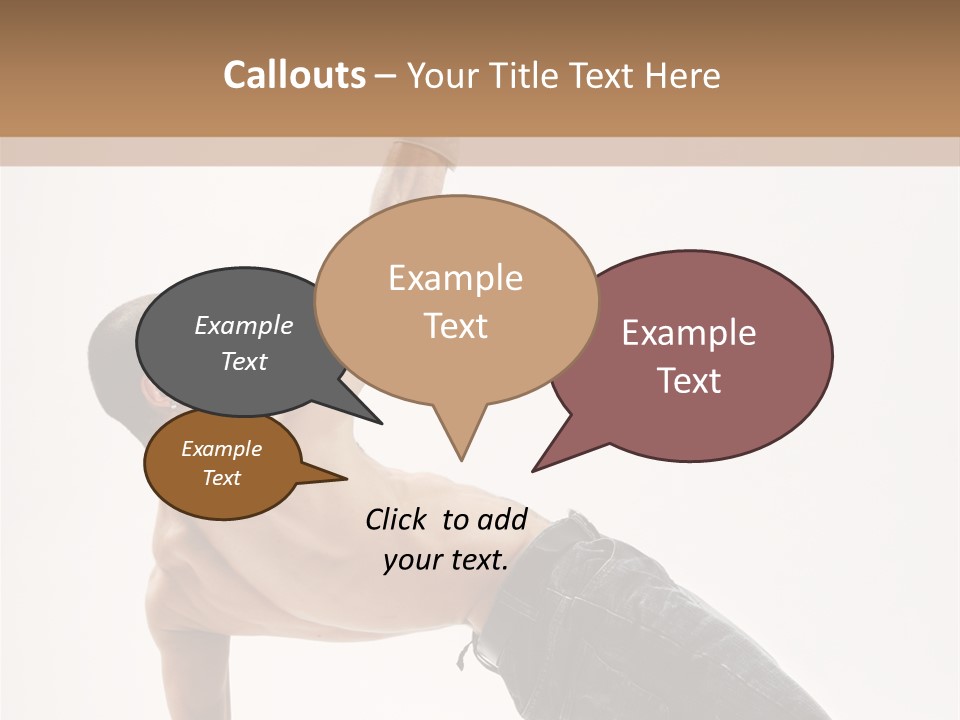 Man Gymnastic  PowerPoint Template