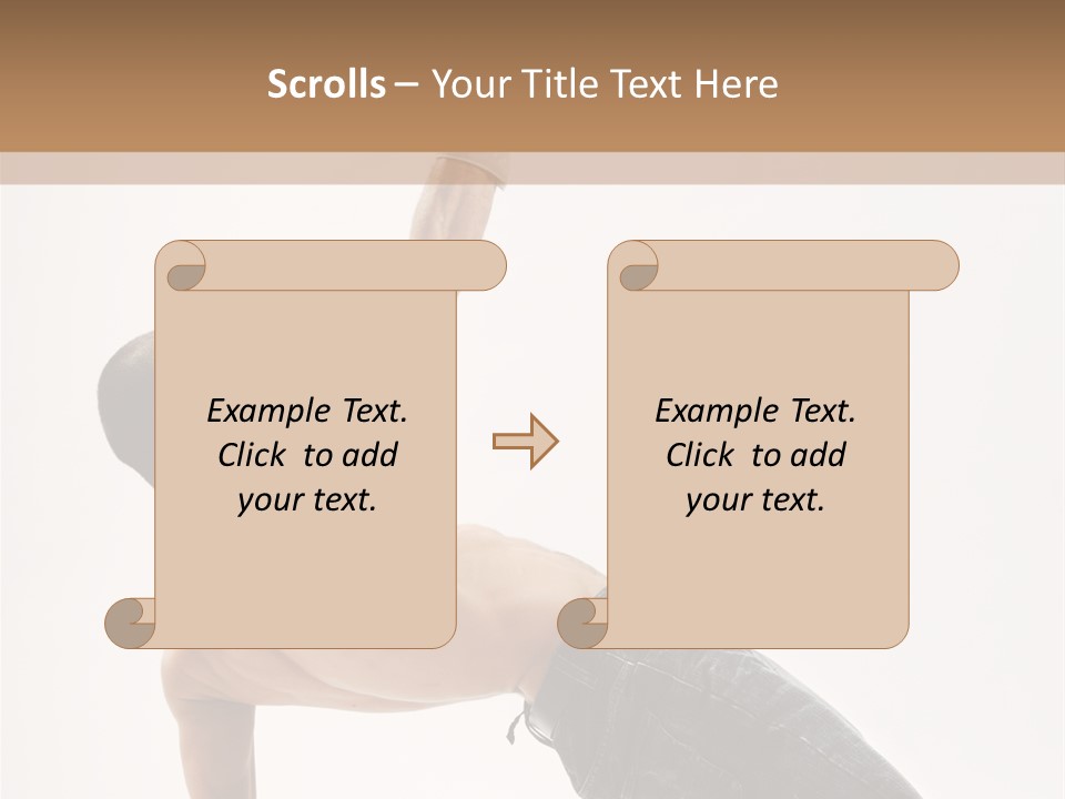 Man Gymnastic  PowerPoint Template