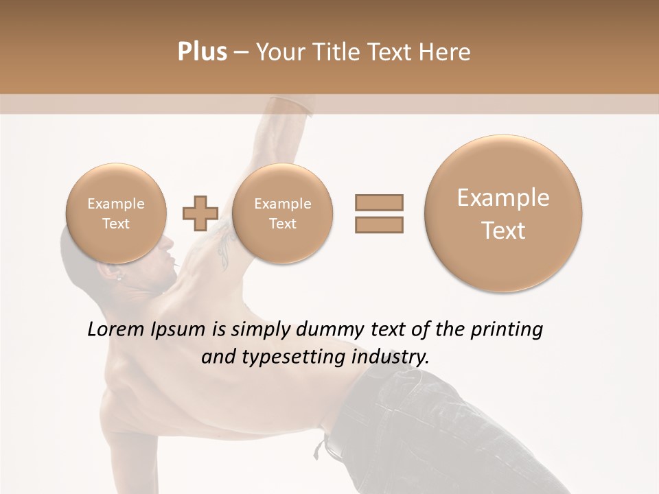 Man Gymnastic  PowerPoint Template