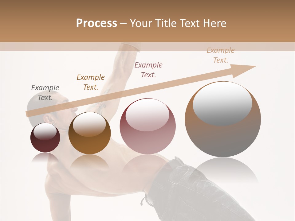 Man Gymnastic  PowerPoint Template