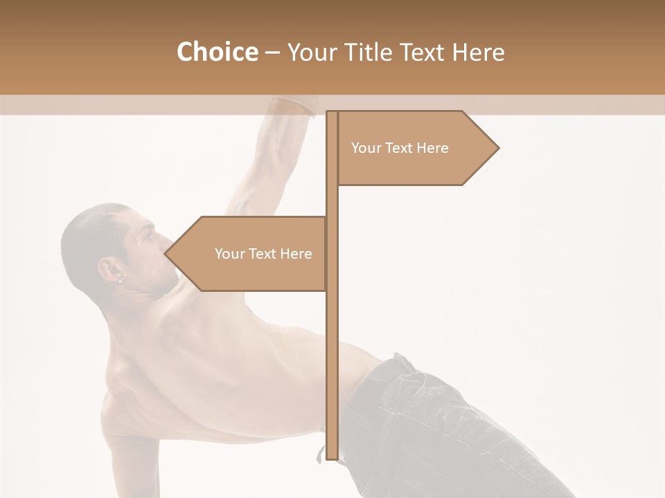Man Gymnastic  PowerPoint Template