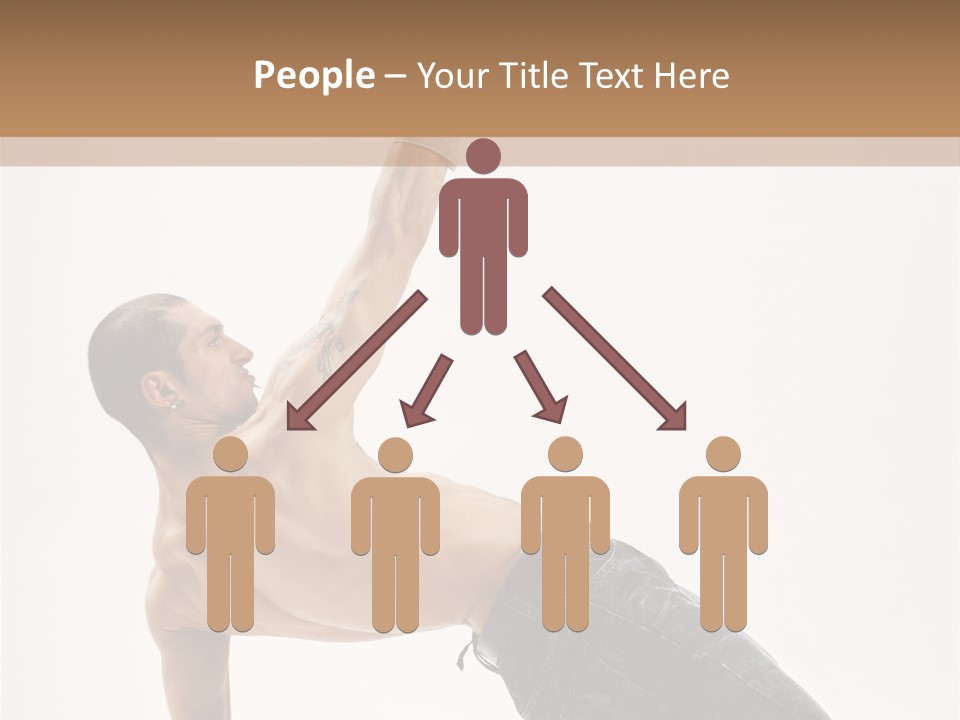 Man Gymnastic  PowerPoint Template