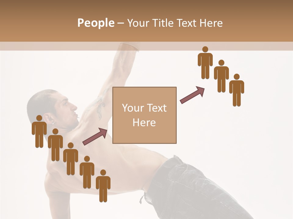 Man Gymnastic  PowerPoint Template