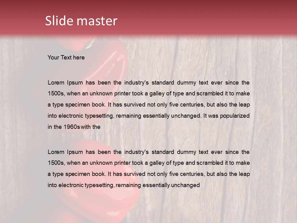 Gourmet Shiny Seasoning PowerPoint Template