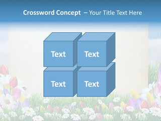 Natural Summer Flower PowerPoint Template