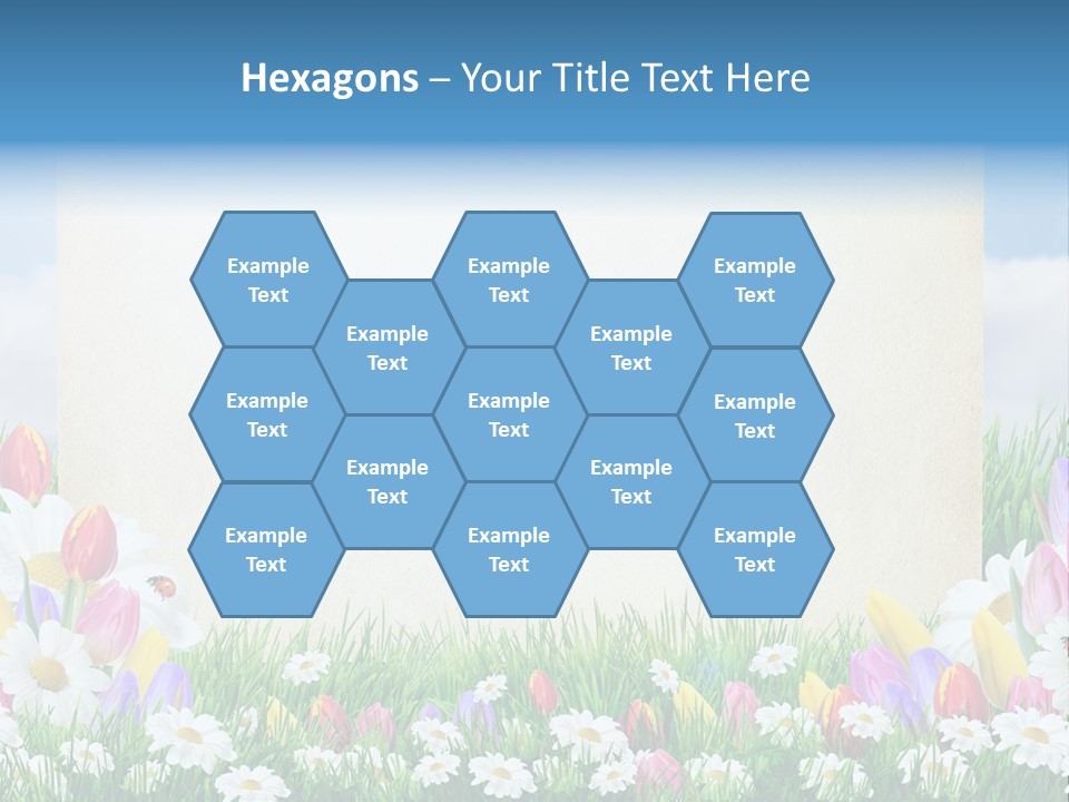 Natural Summer Flower PowerPoint Template