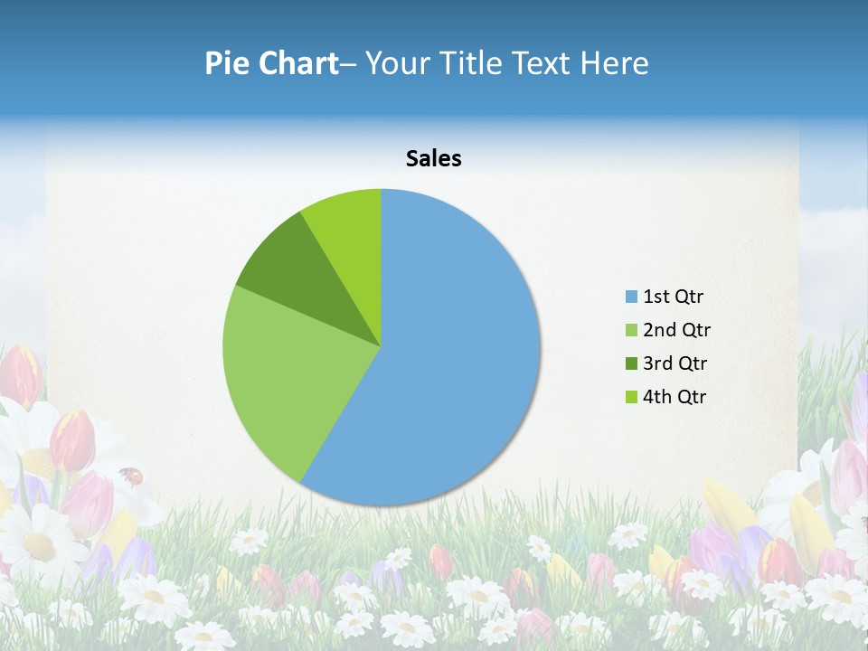 Natural Summer Flower PowerPoint Template
