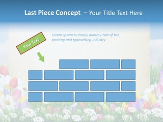 Natural Summer Flower PowerPoint Template