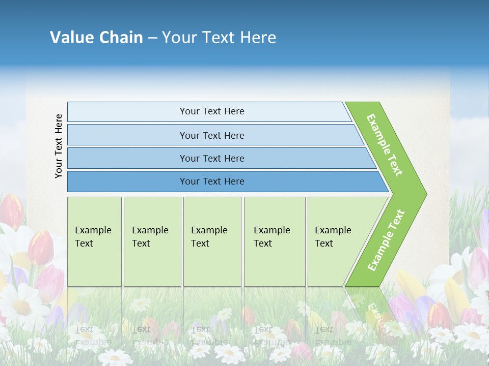 Natural Summer Flower PowerPoint Template