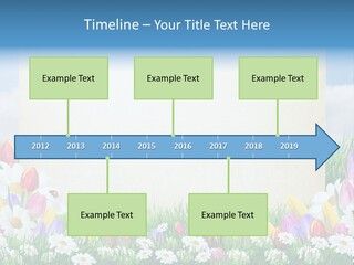 Natural Summer Flower PowerPoint Template