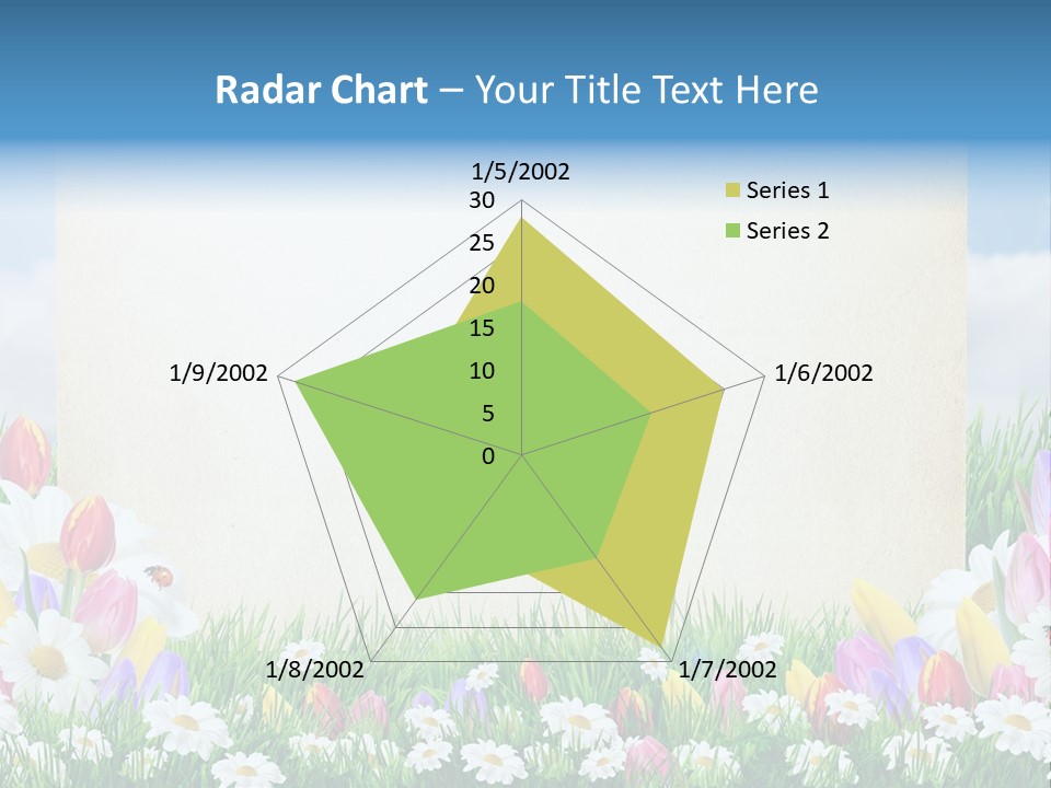 Natural Summer Flower PowerPoint Template