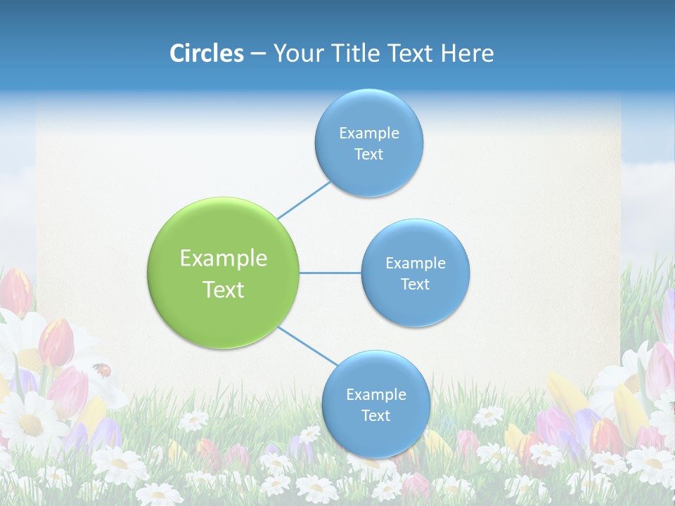 Natural Summer Flower PowerPoint Template