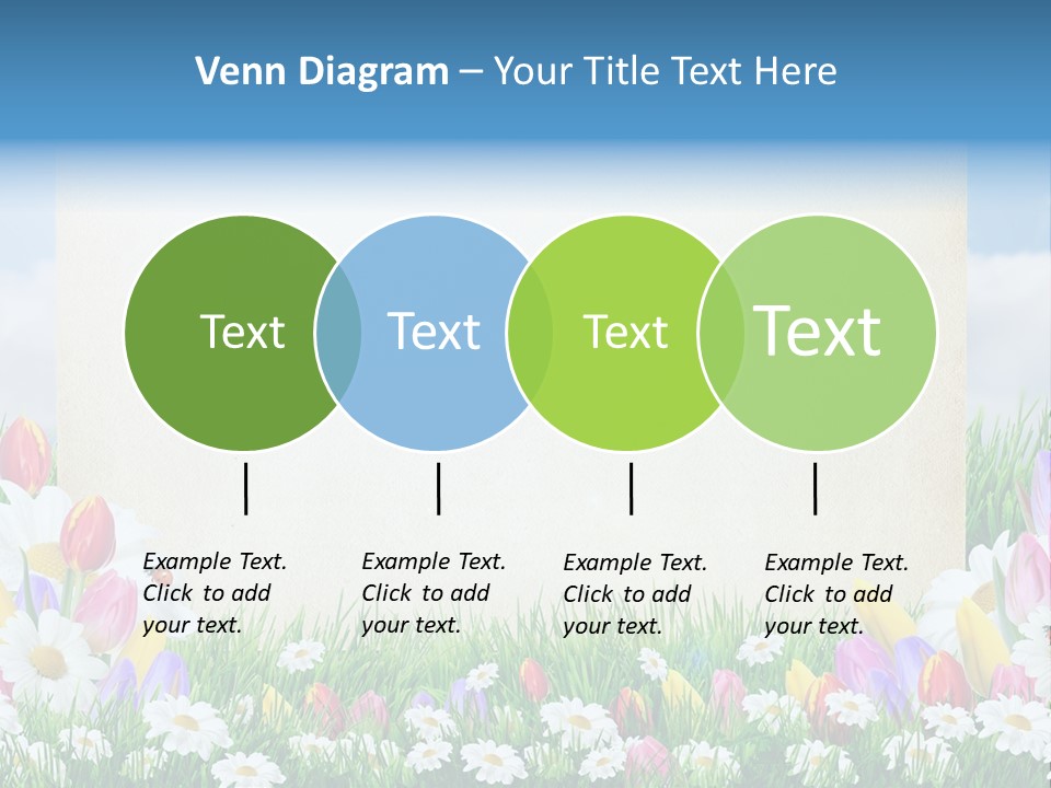 Natural Summer Flower PowerPoint Template
