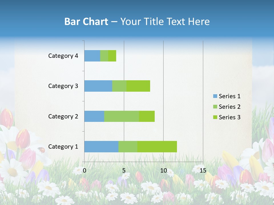 Natural Summer Flower PowerPoint Template