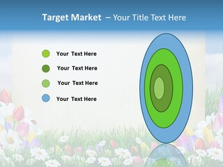 Natural Summer Flower PowerPoint Template