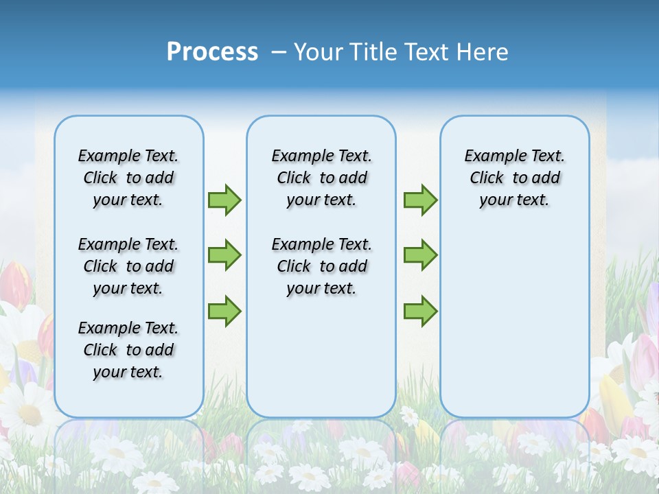 Natural Summer Flower PowerPoint Template