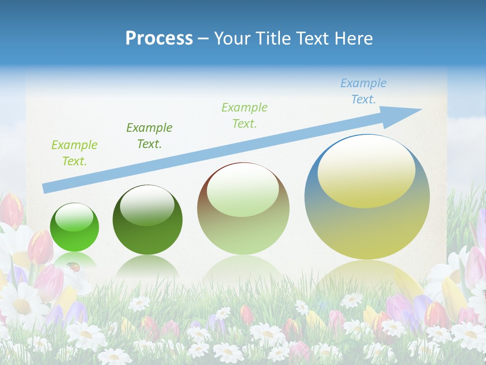 Natural Summer Flower PowerPoint Template