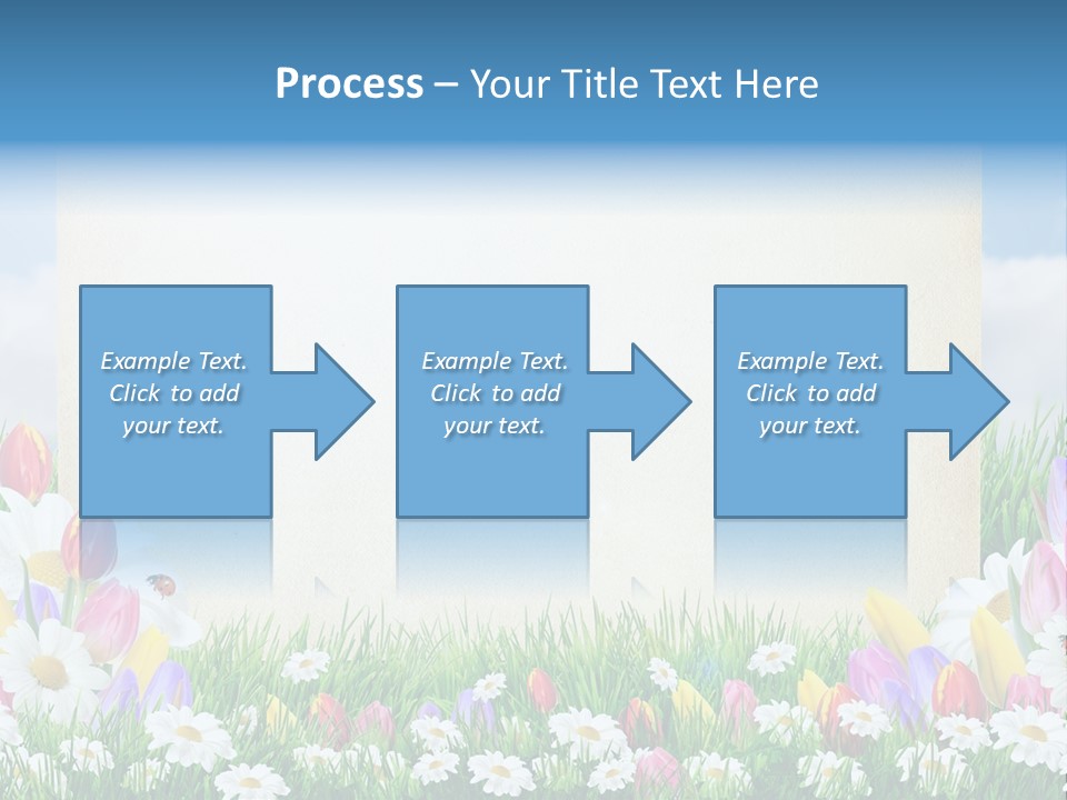 Natural Summer Flower PowerPoint Template