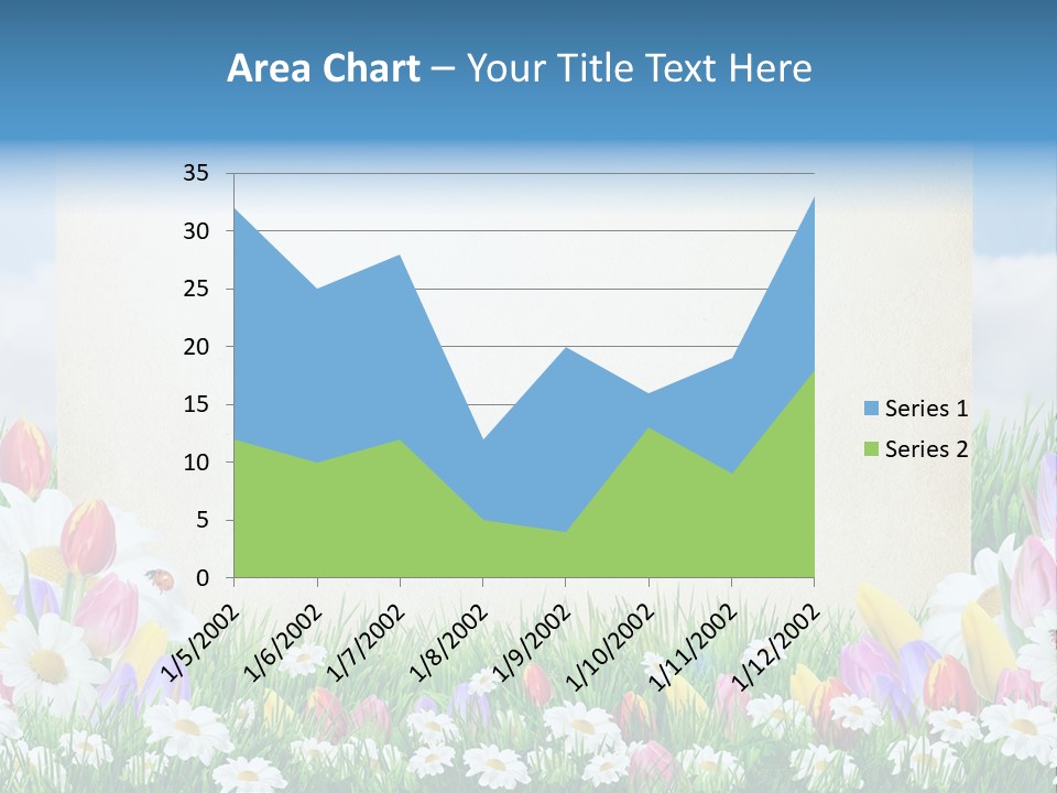 Natural Summer Flower PowerPoint Template