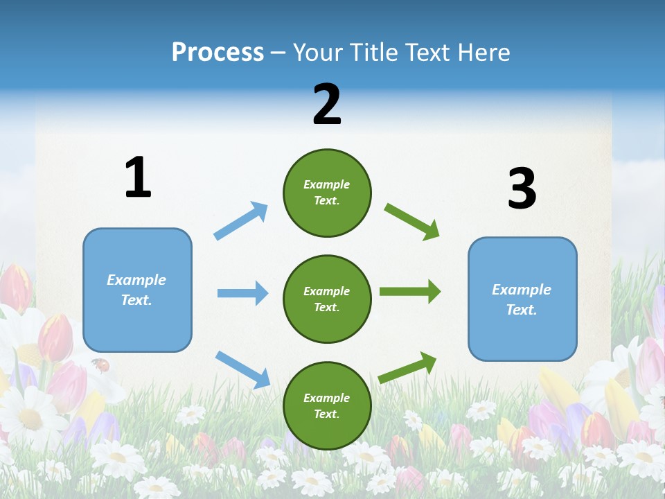 Natural Summer Flower PowerPoint Template