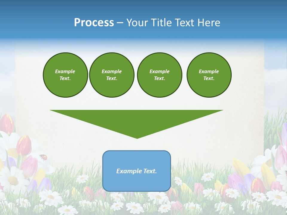 Natural Summer Flower PowerPoint Template