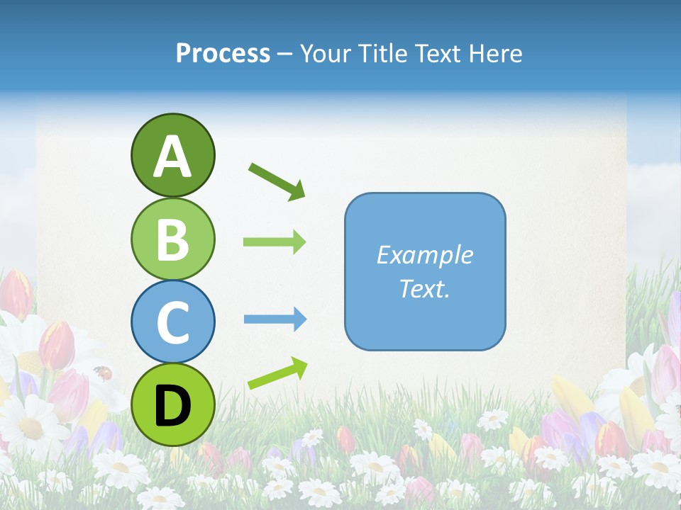 Natural Summer Flower PowerPoint Template