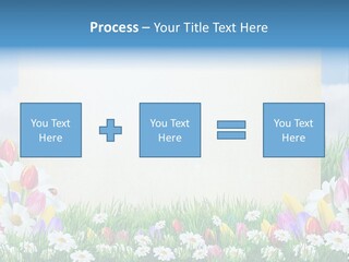 Natural Summer Flower PowerPoint Template