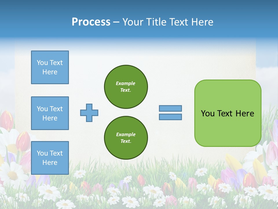 Natural Summer Flower PowerPoint Template