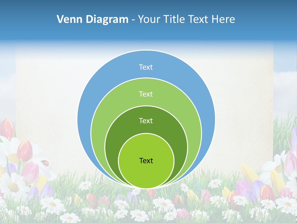 Natural Summer Flower PowerPoint Template
