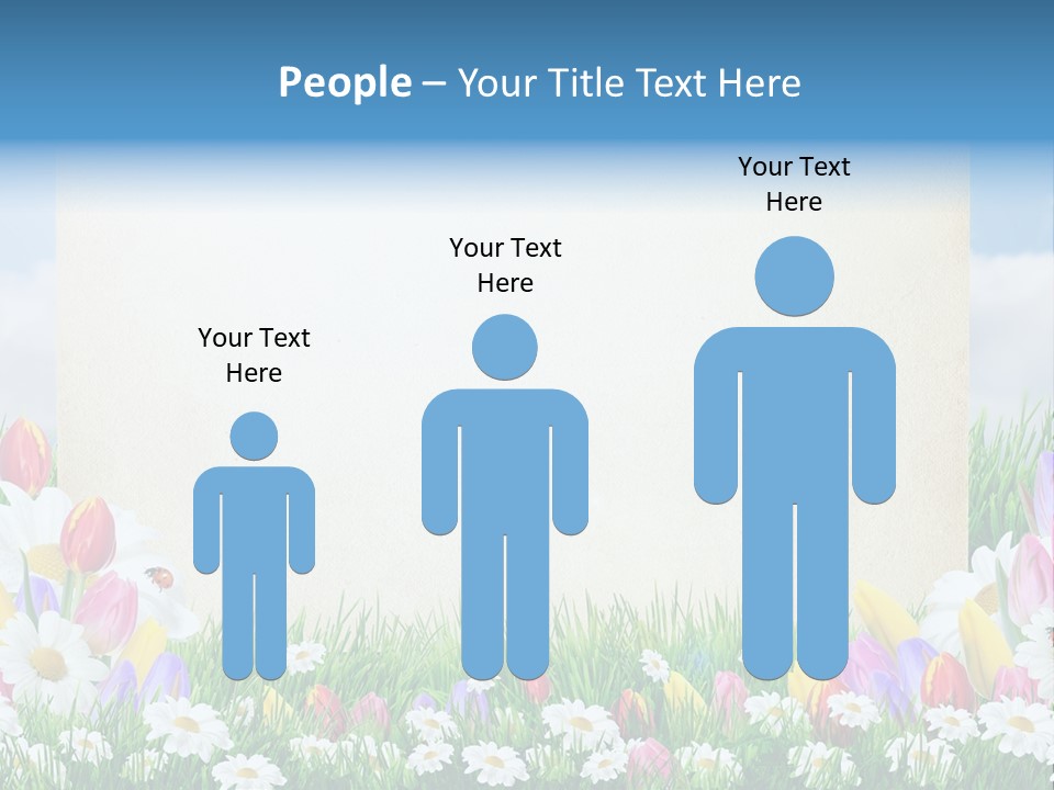 Natural Summer Flower PowerPoint Template