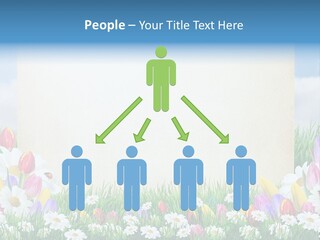 Natural Summer Flower PowerPoint Template