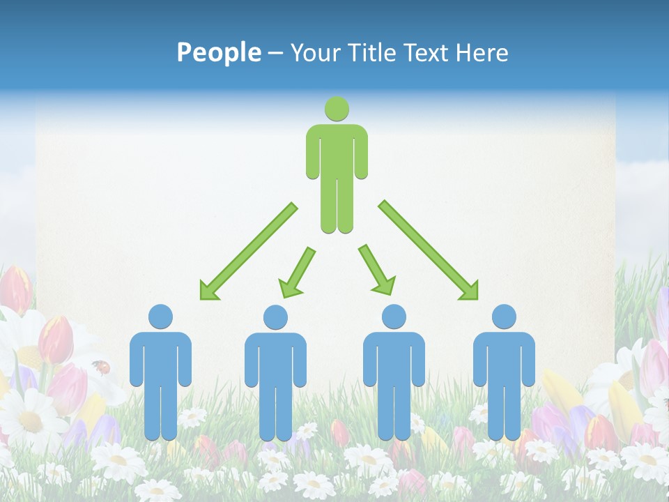 Natural Summer Flower PowerPoint Template