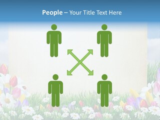 Natural Summer Flower PowerPoint Template