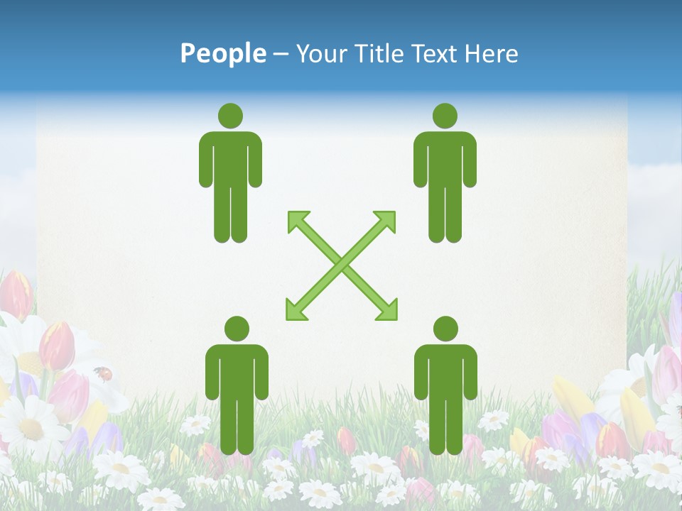 Natural Summer Flower PowerPoint Template