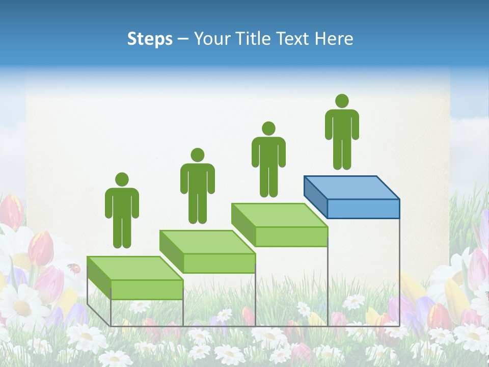 Natural Summer Flower PowerPoint Template