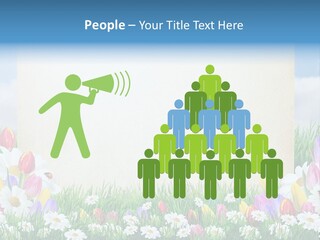 Natural Summer Flower PowerPoint Template