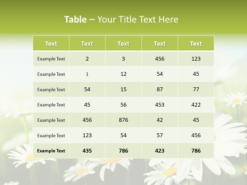Green Bright Farm PowerPoint Template