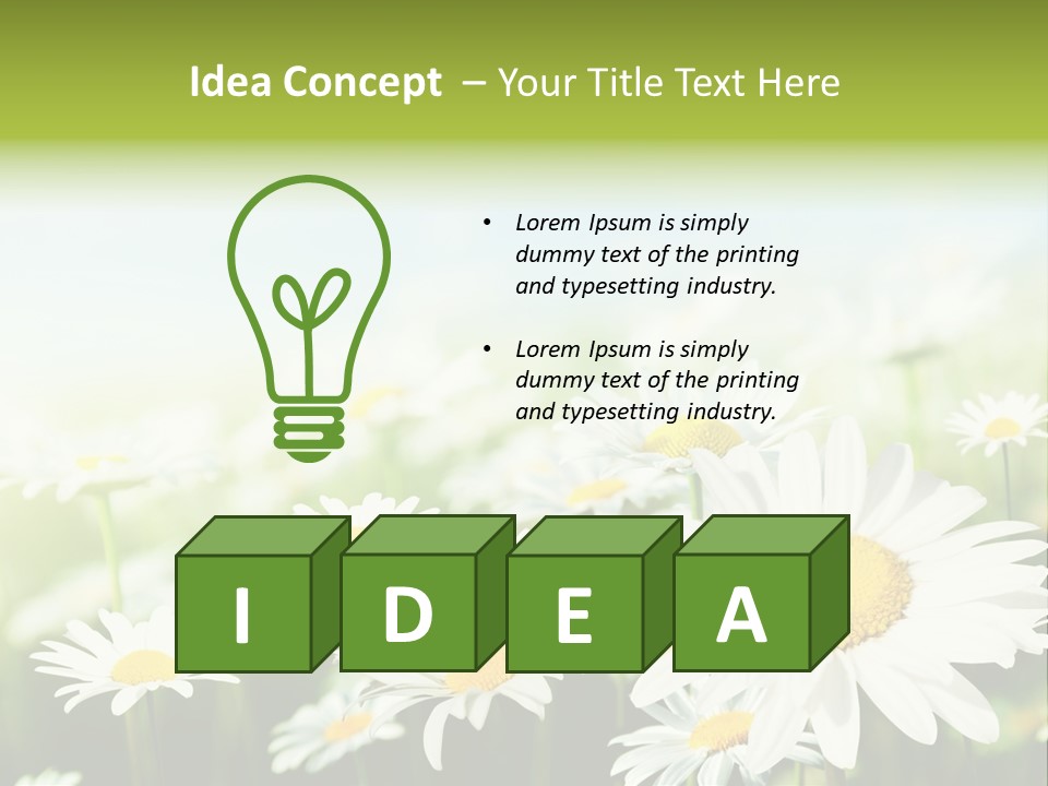 Green Bright Farm PowerPoint Template