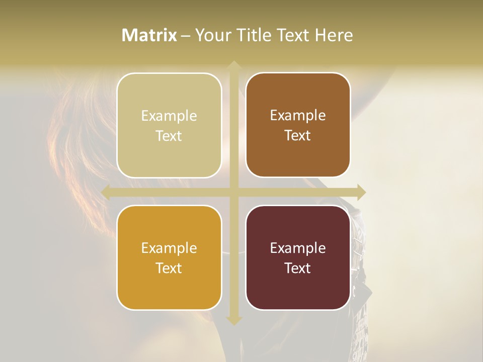 Portrait Light Elegance PowerPoint Template