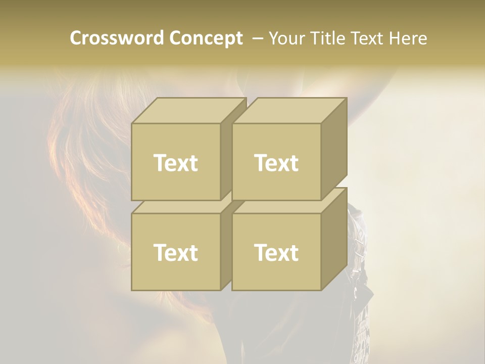 Portrait Light Elegance PowerPoint Template