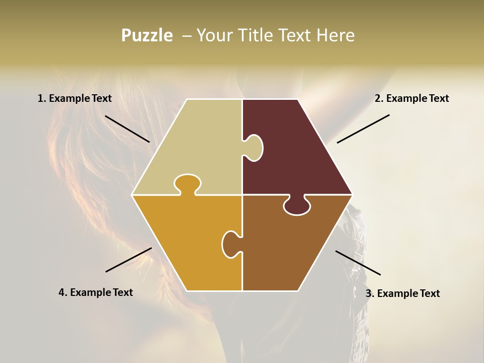 Portrait Light Elegance PowerPoint Template