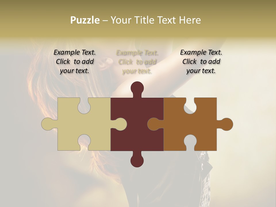 Portrait Light Elegance PowerPoint Template